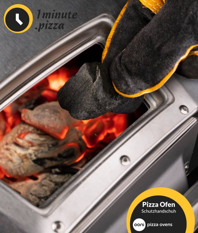 Ooni Leder Schutzhandschuh für Pizzaofen